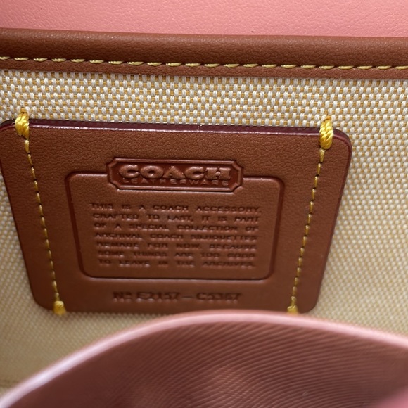 Coach Kip Turnlock Crossbody With Quilting in Candy Pink - Picture 10 of 14